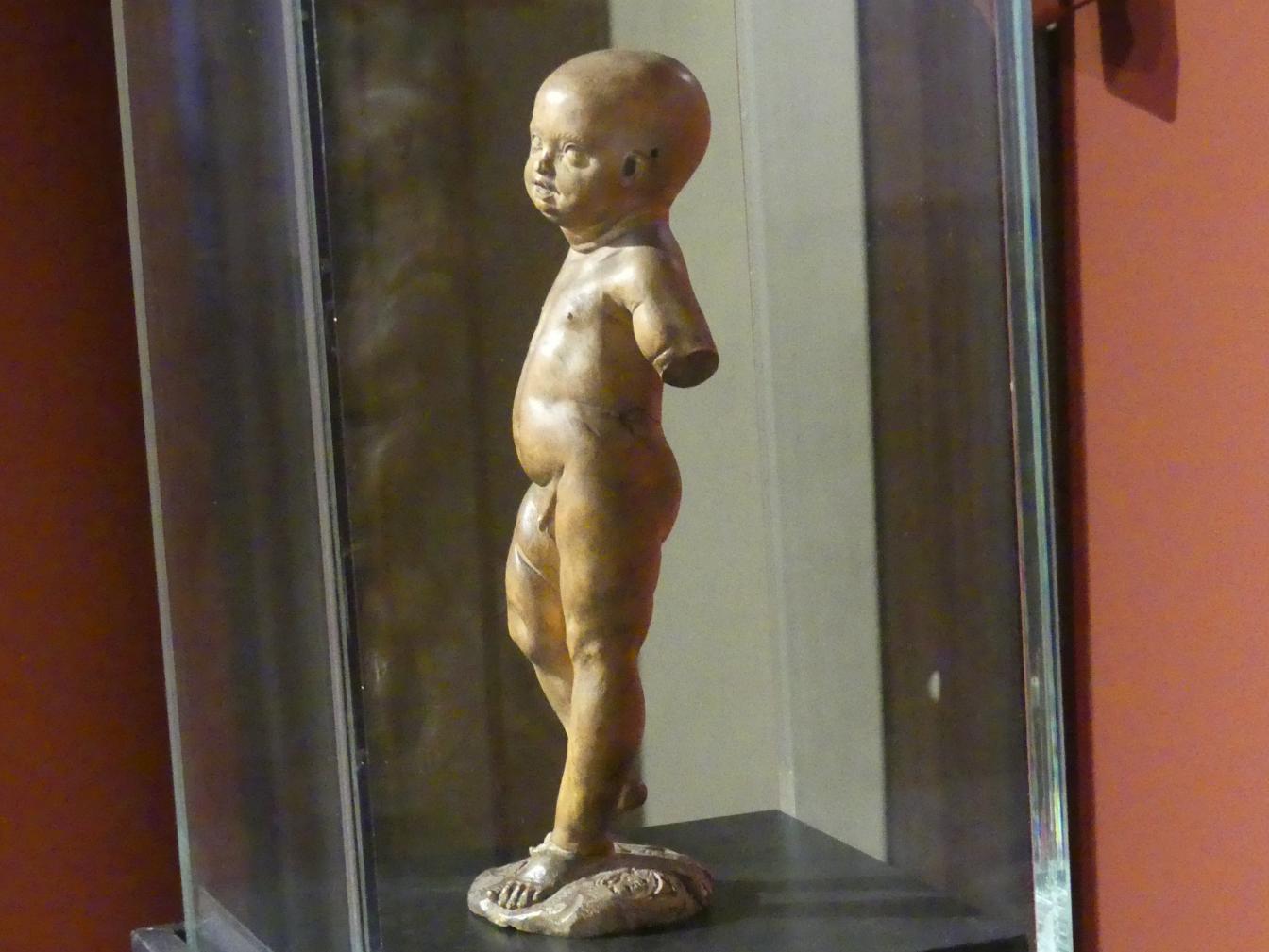 Veit Stoß (1495–1524), Nackter Knabe (Jesuskind?), Berlin, Bode-Museum, Saal 219, um 1520, Bild 2/3