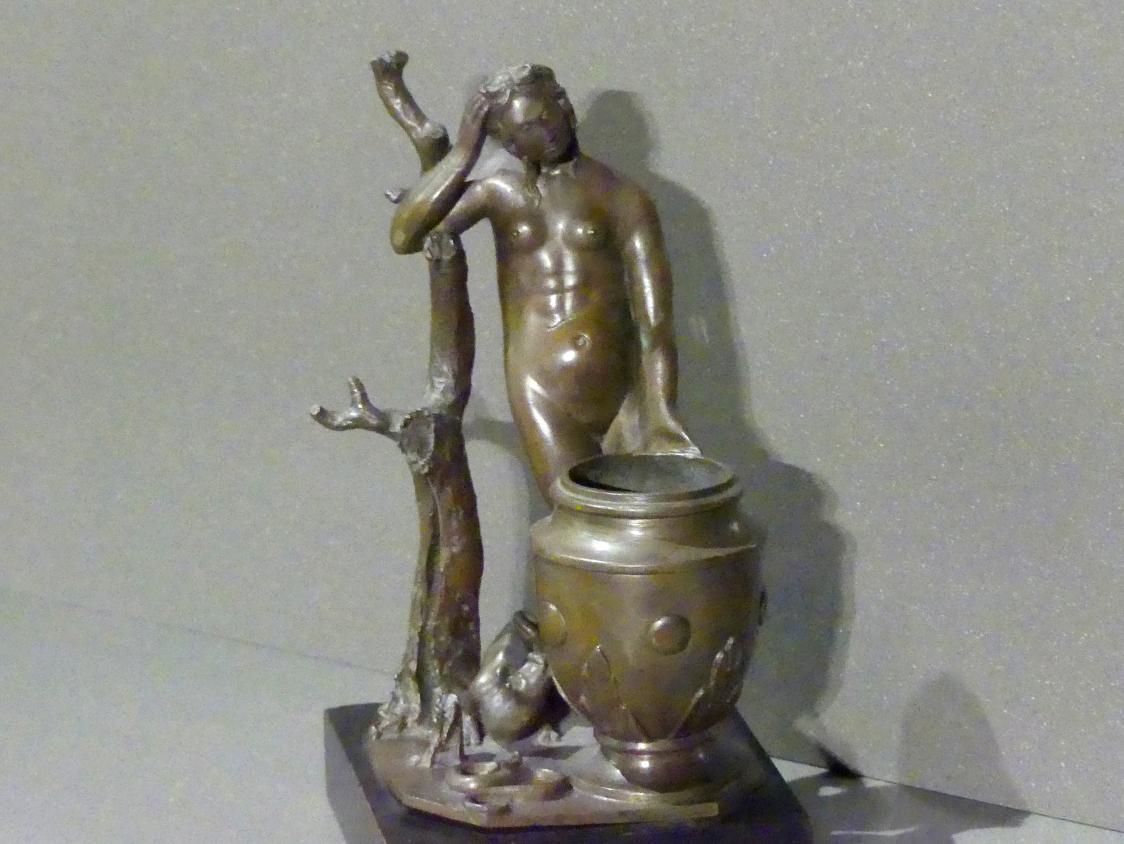 Georg Vischer (1547), Tintenfaß mit sinnender Frau, Berlin, Bode-Museum, Saal 219, 1547, Bild 2/3
