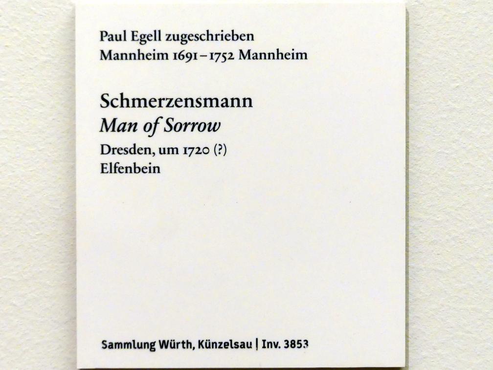 Paul Egell (1716–1749), Schmerzensmann, Berlin, Bode-Museum, Saal 222, um 1720, Bild 3/3