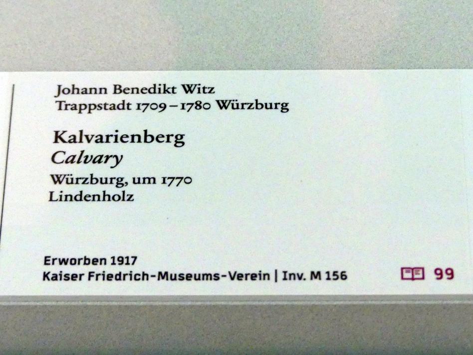 Johann Benedikt Witz (1747–1780), Kalvarienberg, Berlin, Bode-Museum, Saal 255, um 1770, Bild 2/2