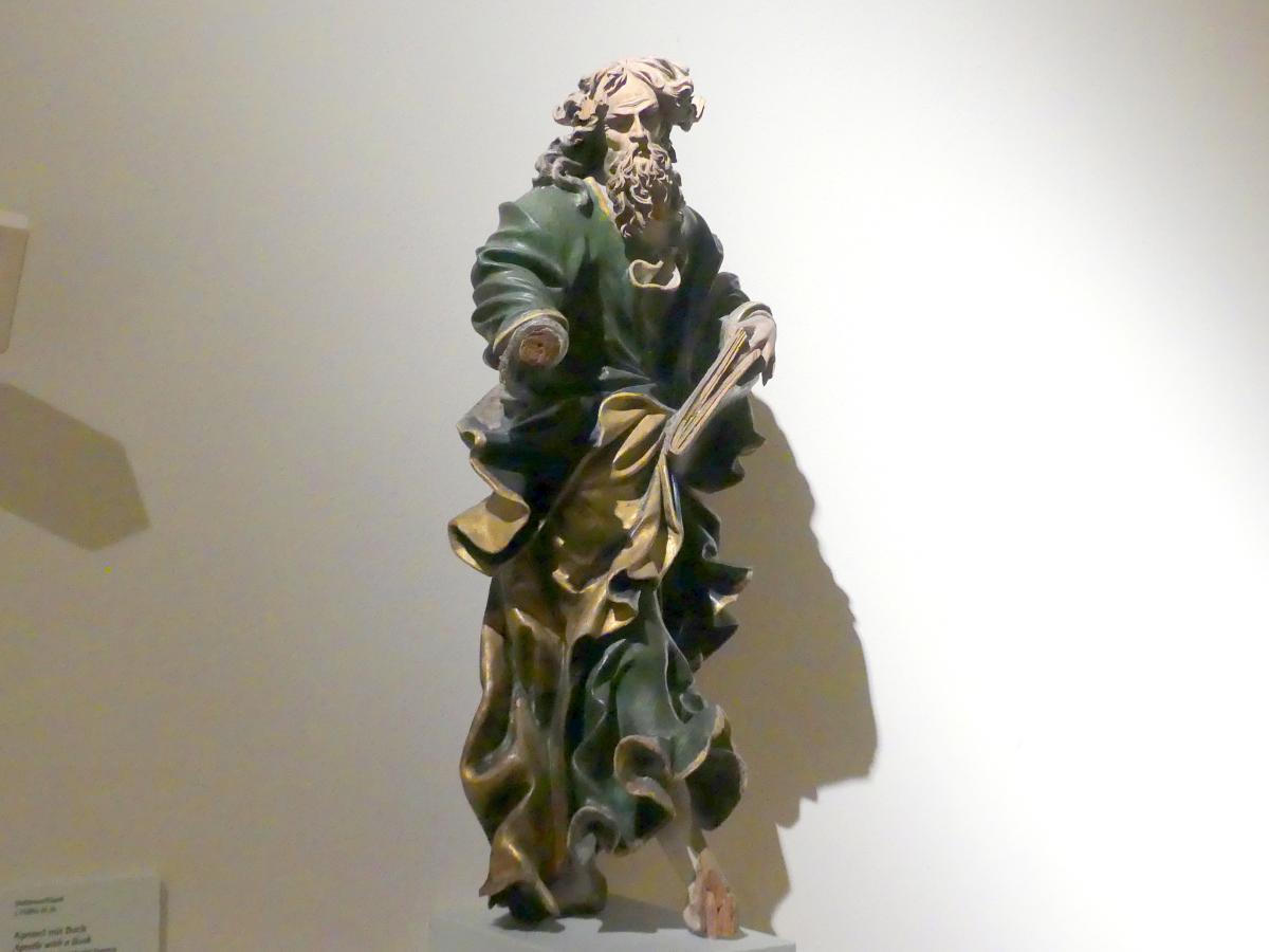 Apostel mit Buch, Berlin, Bode-Museum, Saal 256, 1. Hälfte 18. Jhd., Bild 2/3