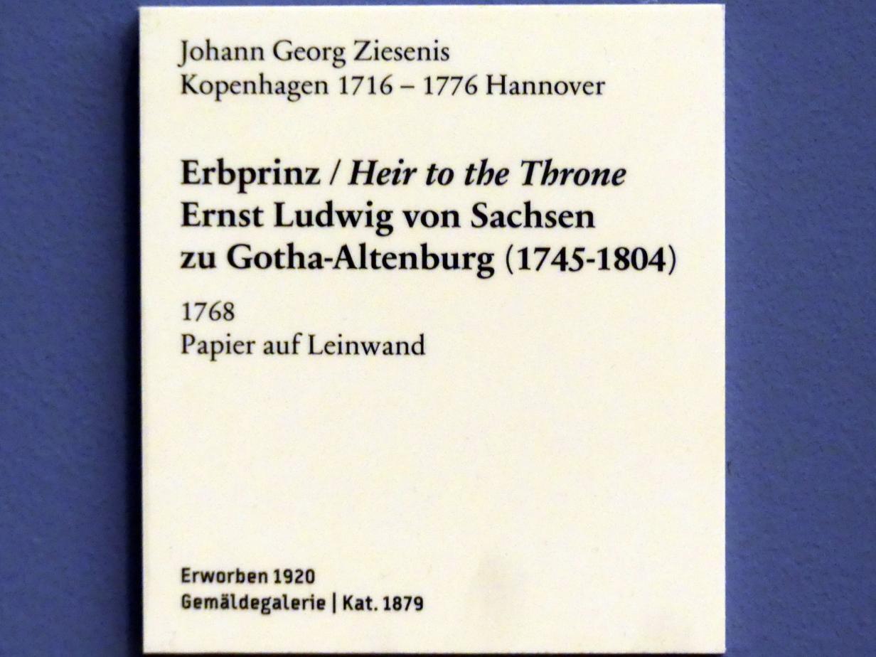 Johann Georg Ziesenis der Jüngere (1760–1768), Erbprinz Ernst Ludwig von Sachsen zu Gotha-Altenburg (1745-1804), Berlin, Bode-Museum, Saal 258, 1768, Bild 2/2