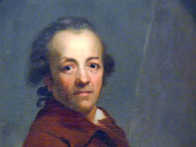 Anton Graff (1761–1807), Selbstbildnis, Berlin, Bode-Museum, Saal 258, 1787, Bild 3/4