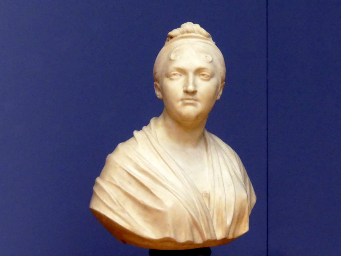 Jean-Antoine Houdon (1776–1806), Bildnis der Frau Dr. Dorothea von Rodde-Schlözer, Berlin, Bode-Museum, Saal 258, 1806, Bild 2/3