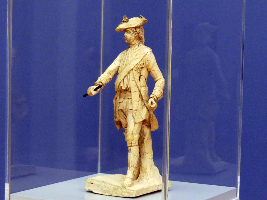 Johann Gottfried Schadow (1789–1826), Modell zum Denkmal des Fürsten Leopold I. von Anhalt-Dessau, Berlin, Lustgarten, jetzt Berlin, Bode-Museum, Saal 258, 1798, Bild 2/4