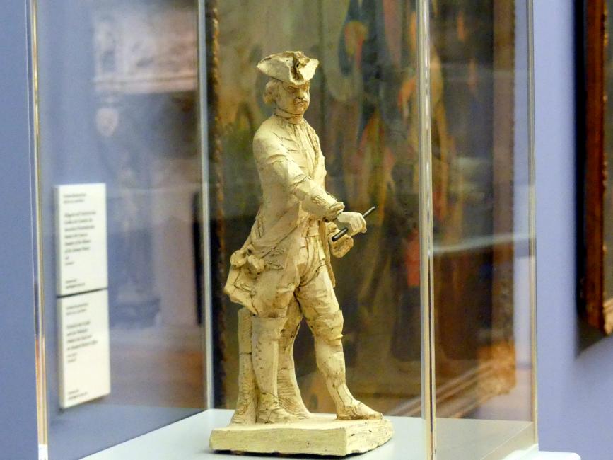 Johann Gottfried Schadow (1789–1826), Modell zum Denkmal des Fürsten Leopold I. von Anhalt-Dessau, Berlin, Lustgarten, jetzt Berlin, Bode-Museum, Saal 258, 1798, Bild 3/4