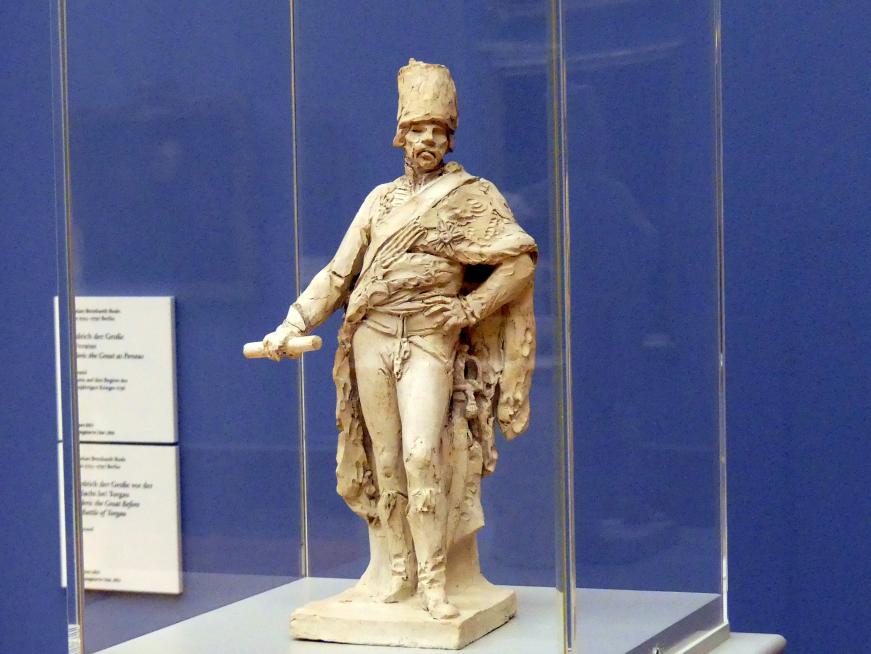 Johann Gottfried Schadow (1789–1826), Modell zum Denkmal des Generals Hans Joachim von Zieten, Berlin, Bode-Museum, Saal 258, 1790, Bild 2/3