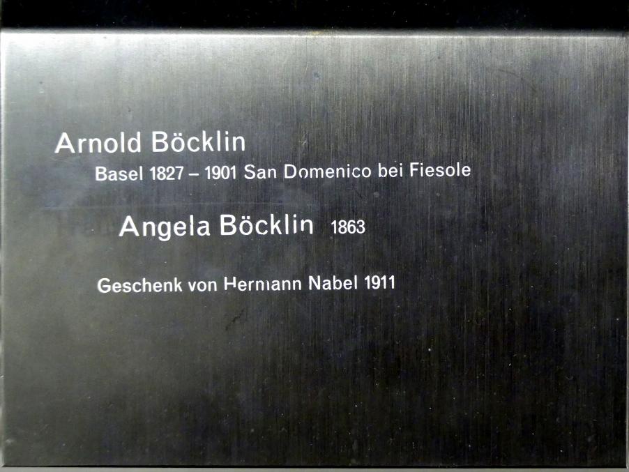 Arnold Böcklin (1851–1897), Angela Böcklin, Berlin, Alte Nationalgalerie, Saal 206, Deutschrömer, 1863, Bild 2/2