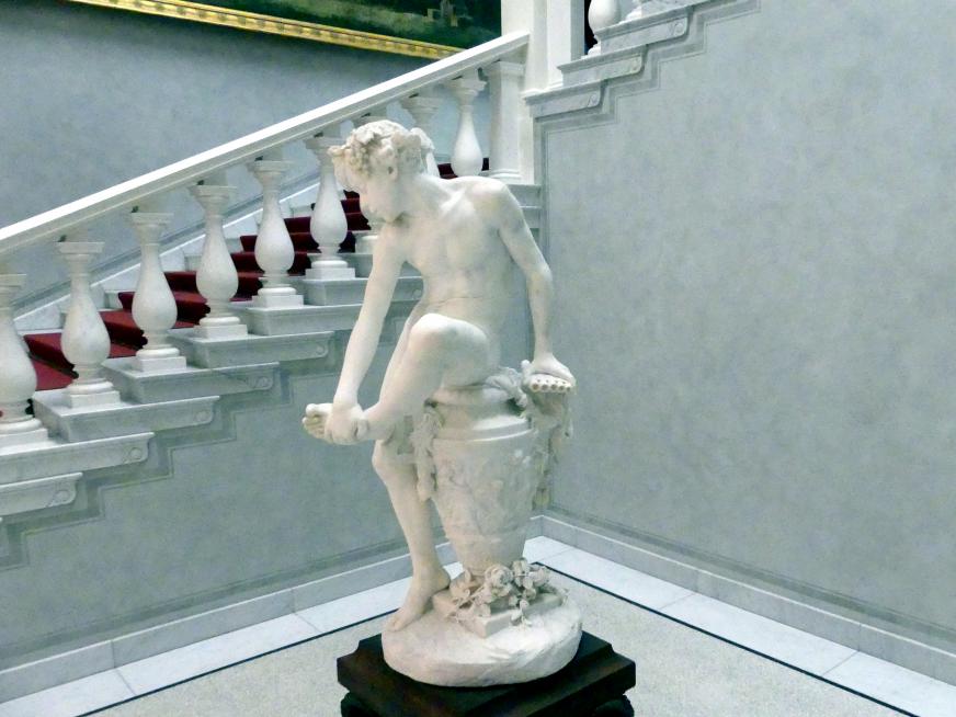 Gustav Eberlein (1882), Dornauszieher, Berlin, Alte Nationalgalerie, Treppenhaus, 1879–1886, Bild 2/4