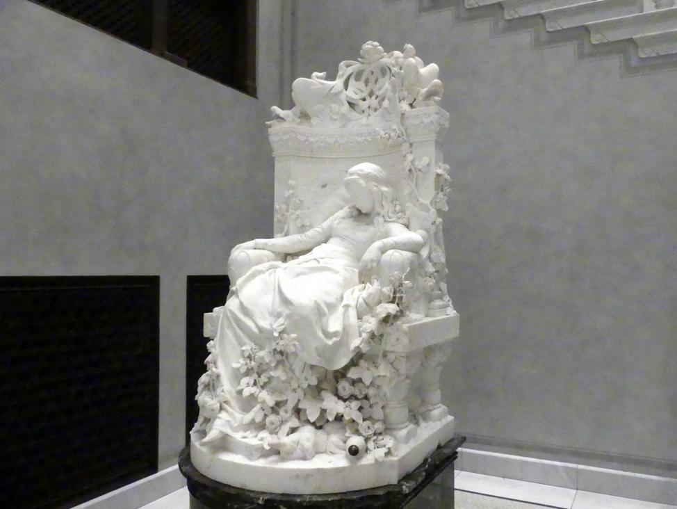 Louis Sussmann-Hellborn (1879), Dornröschen, Berlin, Alte Nationalgalerie, Treppenhaus, vor 1880, Bild 2/5