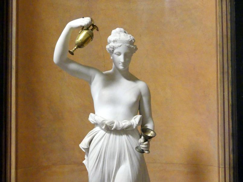 Antonio Canova (1794–1816), Hebe, Berlin, Alte Nationalgalerie, Saal 101, Klassizistische Skulpturen, 1796, Bild 2/4