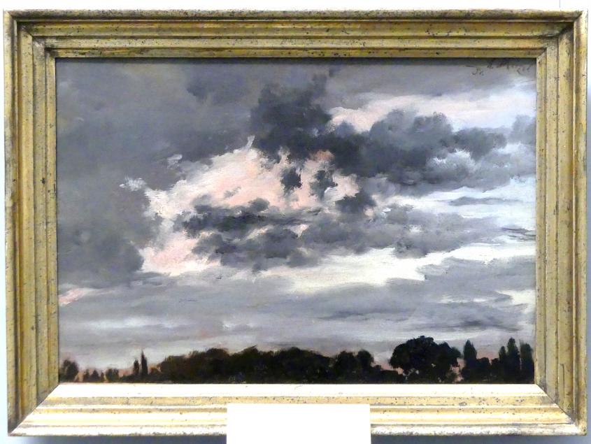 Adolph von Menzel: Wolkenstudie, 1851
