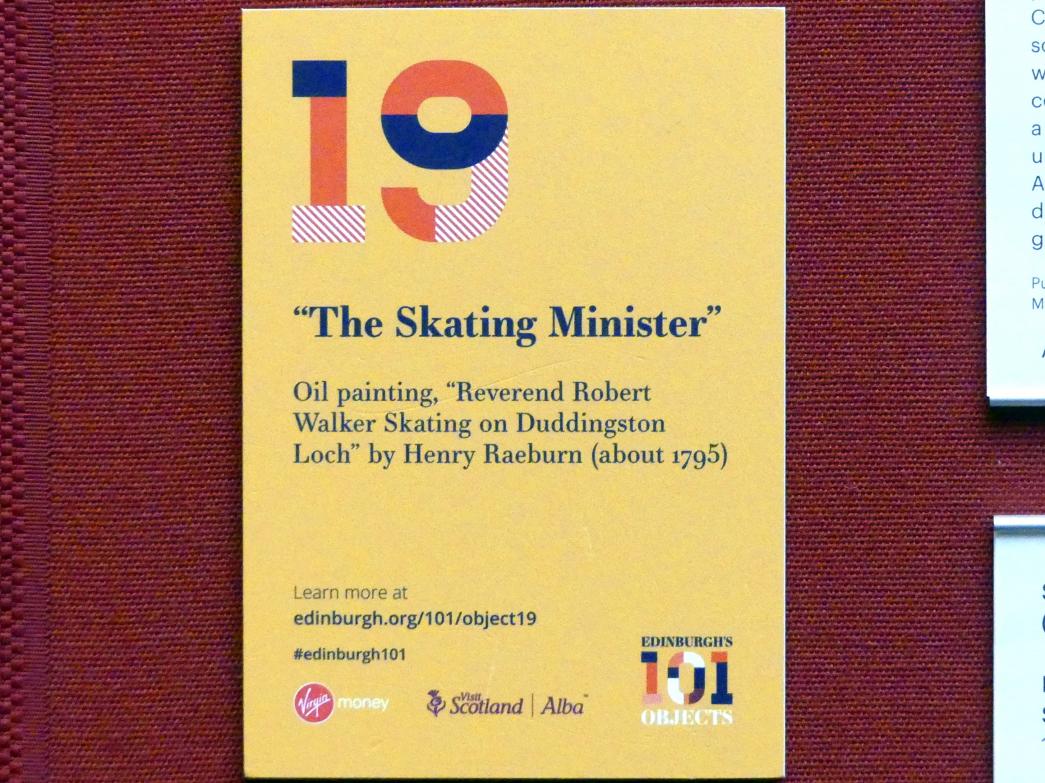 Henry Raeburn (1776–1820), Hochwürden Robert Walker (1755-1808) beim Schlittschuhlaufen, Edinburgh, Scottish National Gallery, Saal 10, Schottische Malerei 1650-1850, 1795, Bild 3/3