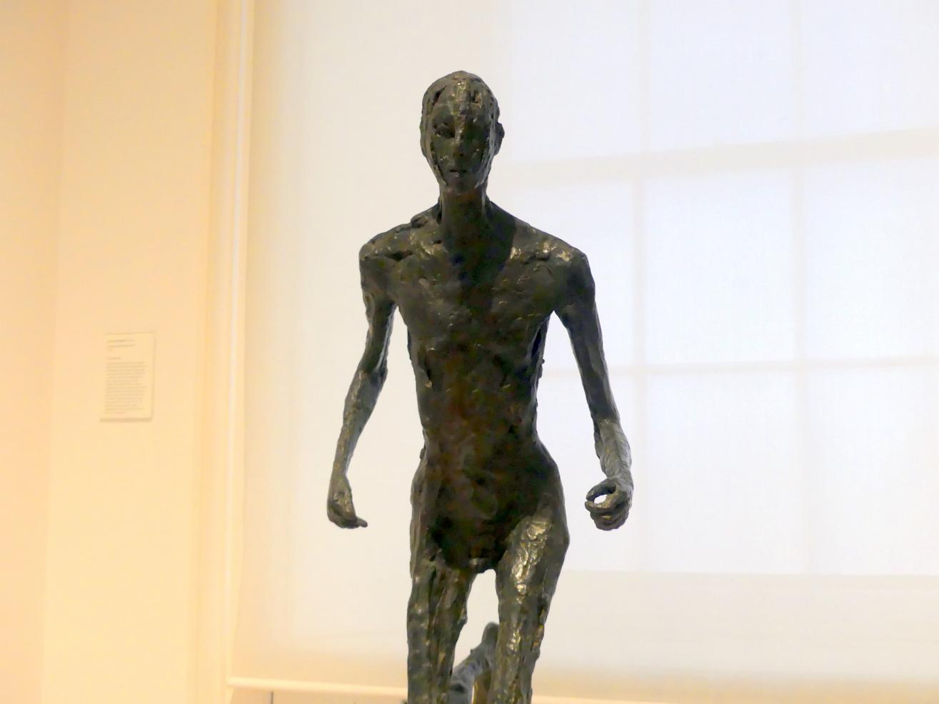 Germaine Richier (1930–1959), Le Coureur (Der Läufer), Edinburgh, Scottish National Gallery of Modern Art, Gebäude One, Saal 19: jenseits der Farbe: Gestik und Materialität in der Nachkriegszeit - europäische Kunst, 1955, Bild 3/4