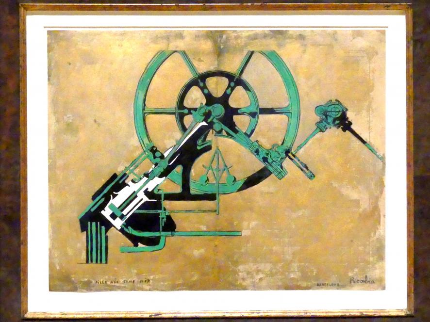 Francis Picabia (1908–1948), Mädchen ohne Mutter geboren, Edinburgh, Scottish National Gallery of Modern Art, Gebäude One, Saal 20: jenseits des Realismus - Dada und Surrealismus, um 1916–1917, Bild 2/3