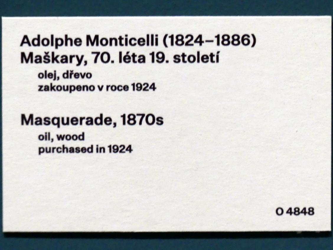 Adolphe Monticelli (1875): Maskerade, um 1870–1880, Bild 2/2