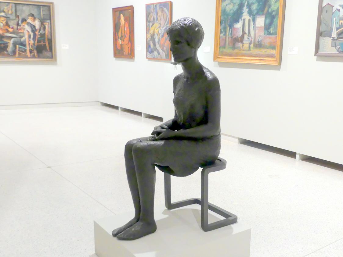 Karl Vogel (Karel Vogel) (1926), Mädchen, Prag, Nationalgalerie im Messepalast, 1918-1939, Saal 3, vor 1927, Bild 2/6