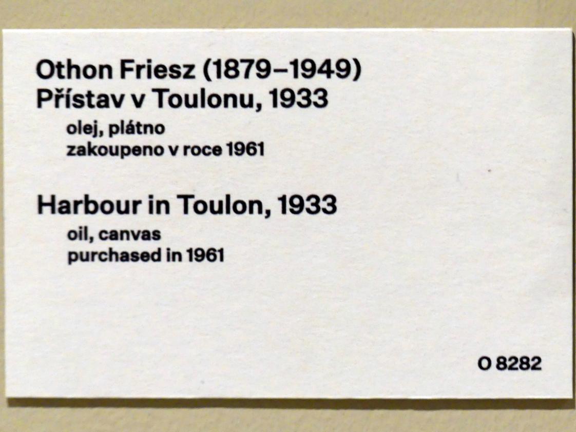 Othon Friesz (1905–1933), Hafen in Toulon, Prag, Nationalgalerie im Messepalast, 1918-1939, Saal 4, 1933, Bild 2/2