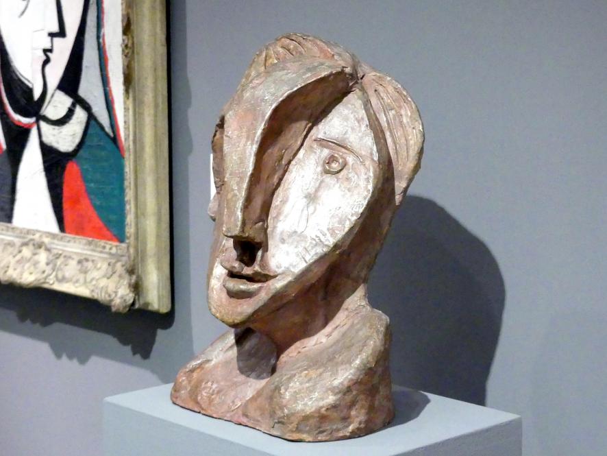 Emil Filla (1907–1938), Kopf eines Mannes, Prag, Nationalgalerie im Messepalast, 1918-1939, Saal 8, 1934, Bild 2/4