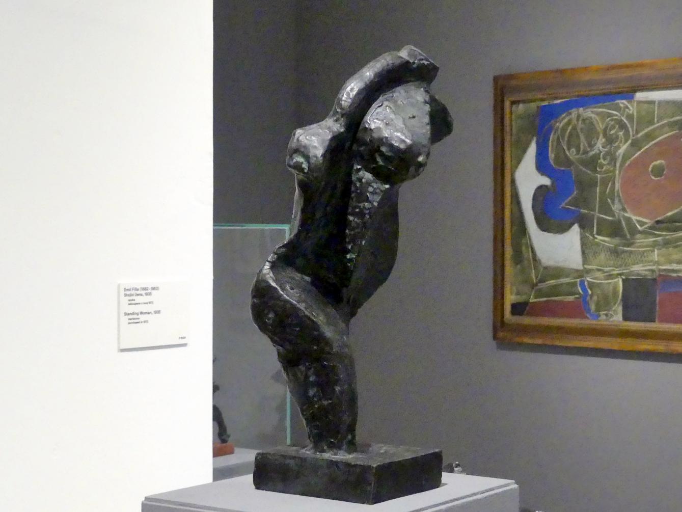 Emil Filla (1907–1938), Torso, Prag, Nationalgalerie im Messepalast, 1918-1939, Saal 8, 1934, Bild 3/5