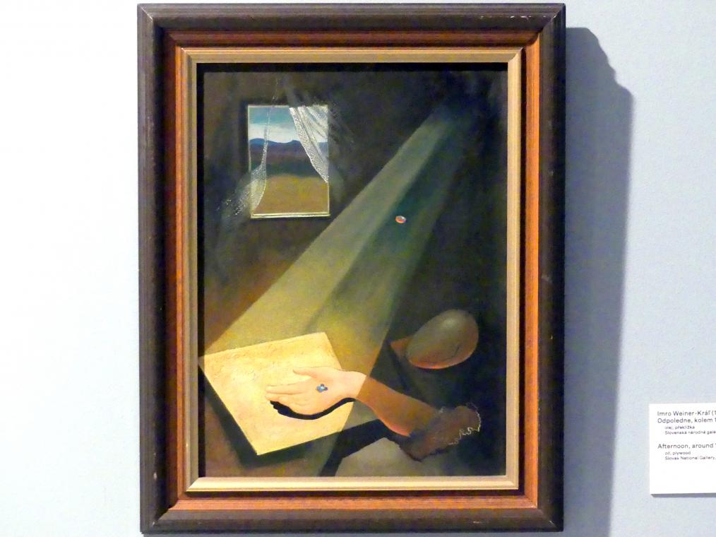 Imro Weiner-Král̕ (1935–1937), Nachmittag, Prag, Nationalgalerie im Messepalast, 1918-1939, Saal 16, um 1935