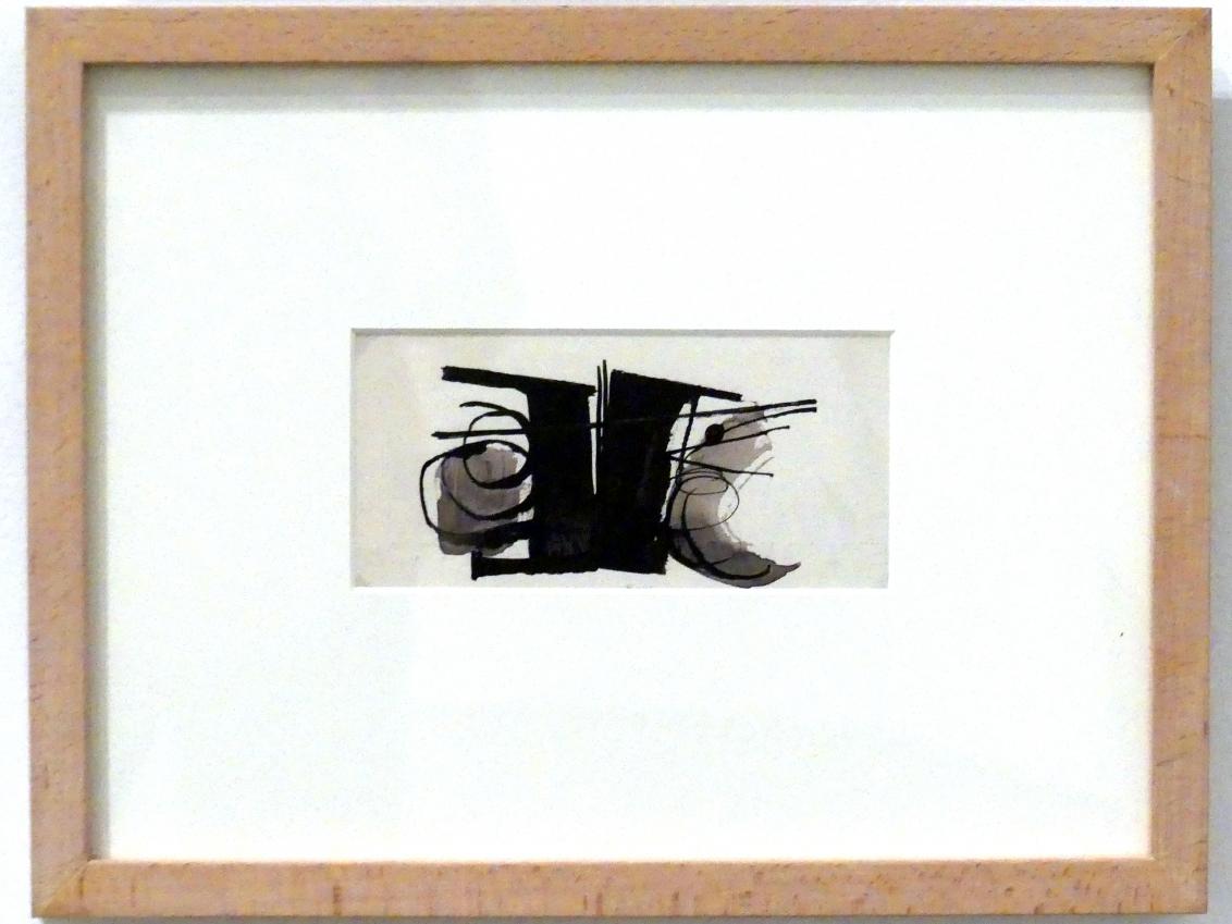 Hans Hartung (1933–1989), Ohne Titel, Madrid, Museo Reina Sofía, Saal 401, 1945–1949, Bild 7/8