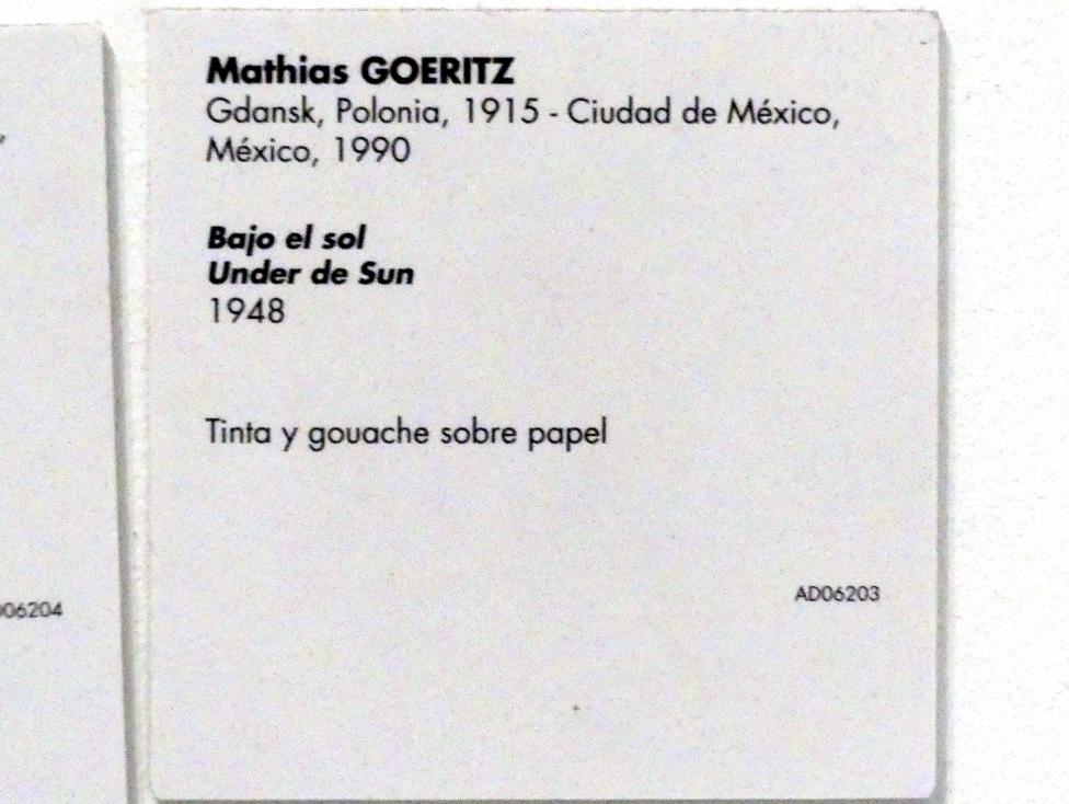 Mathias Goeritz (1948), Unter der Sonne, Madrid, Museo Reina Sofía, Saal 405, 1948, Bild 2/2