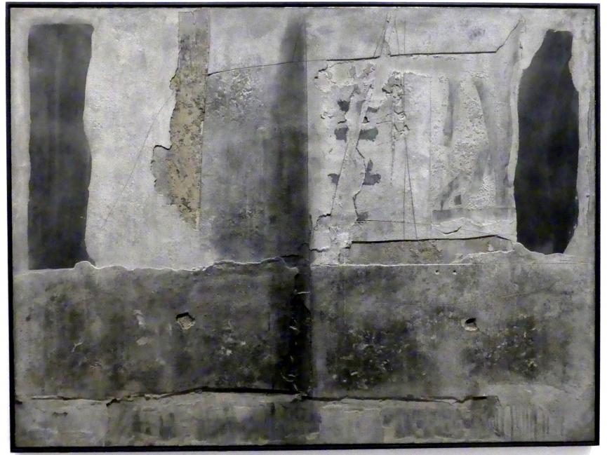 Antoni Tàpies (1946–1976): Überlagerung der grauen Substanz, 1961