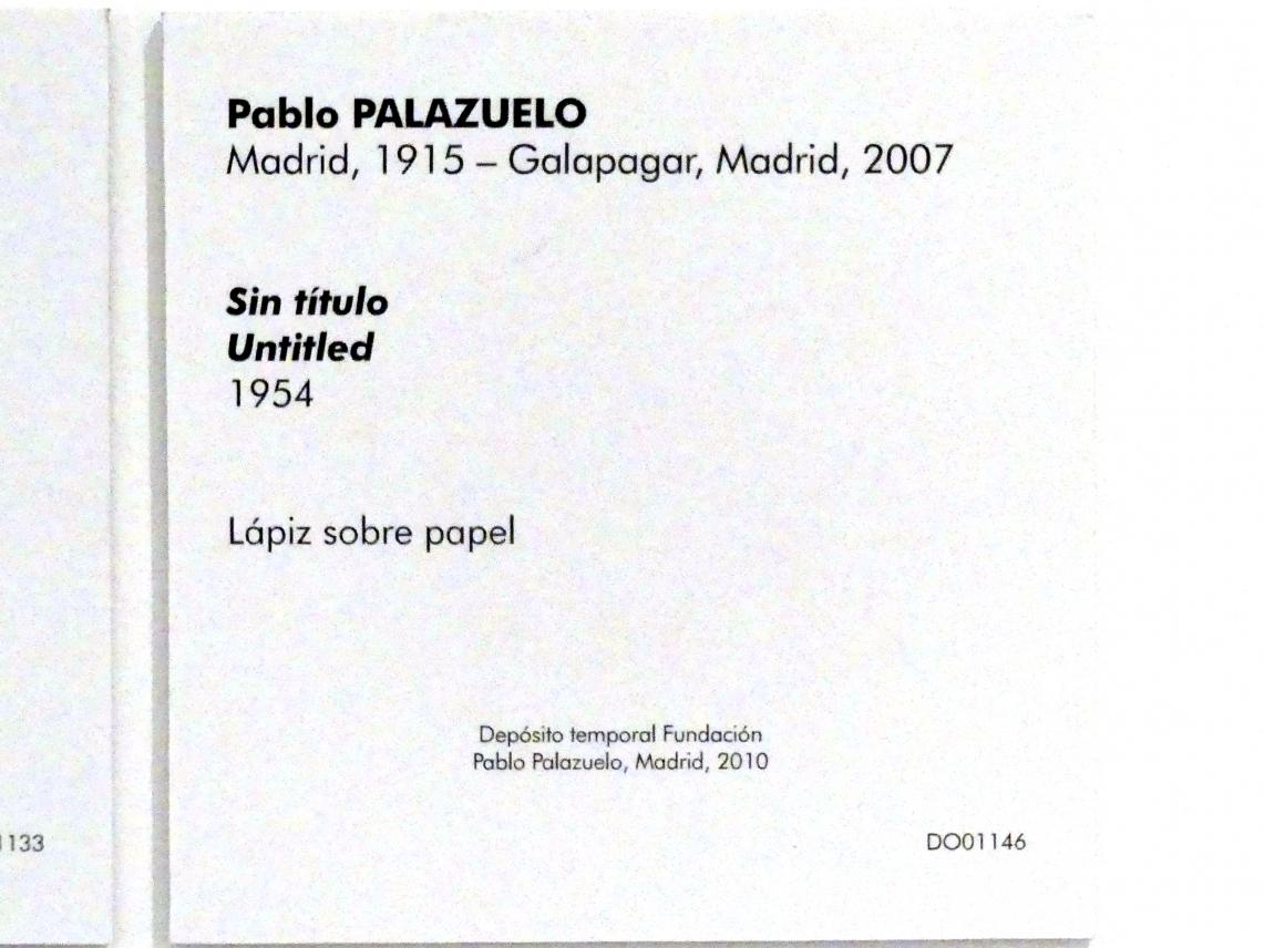 Pablo Palazuelo (1950–1961), Ohne Titel, Madrid, Museo Reina Sofía, Saal 408, 1954, Bild 2/2