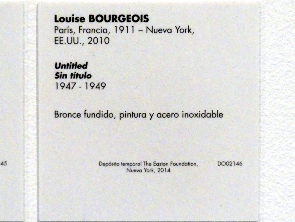 Louise Bourgeois (1947–2007), Ohne Titel, Madrid, Museo Reina Sofía, Saal 411, 1947–1949, Bild 4/4