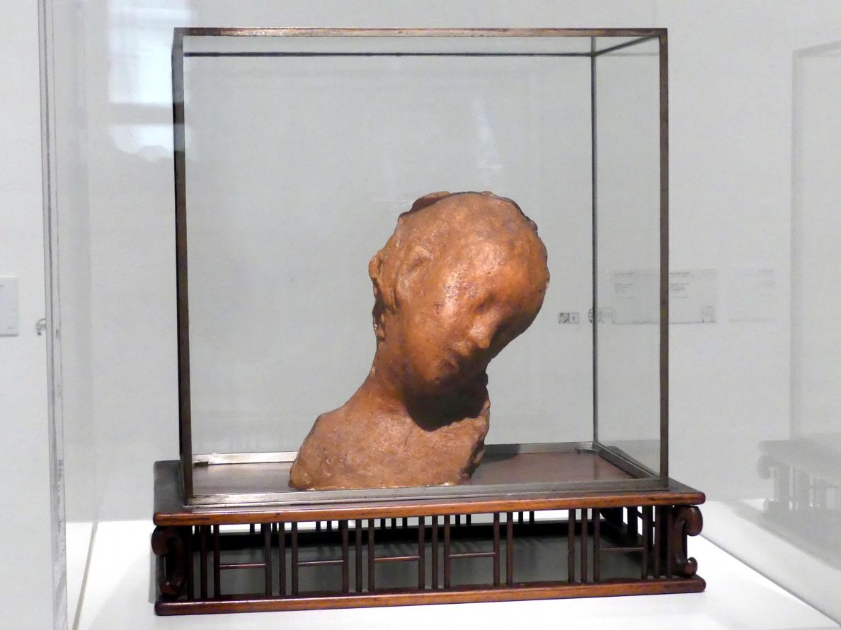 Medardo Rosso (1882–1906), Krankes Kind, Madrid, Museo Reina Sofía, Saal 201.02, 1889–1892, Bild 3/4