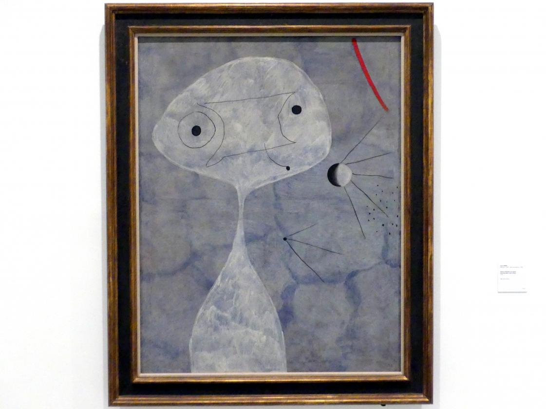 Joan Miró (1917–1970), Gemälde (Mann mit Pfeife), Madrid, Museo Reina Sofía, Saal 202.03, 1925