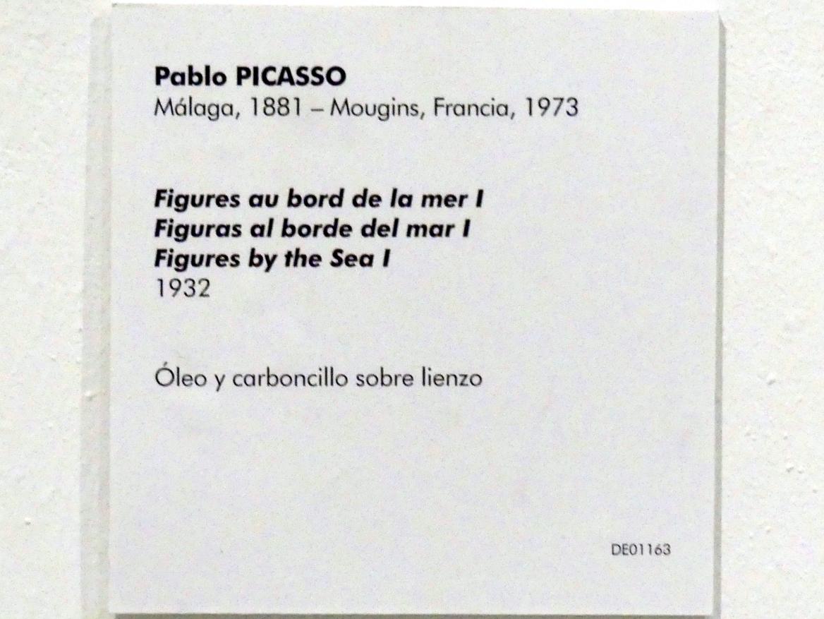 Pablo Picasso (1897–1972), Figuren am Meer I, Madrid, Museo Reina Sofía, Saal 204, 1932, Bild 2/2
