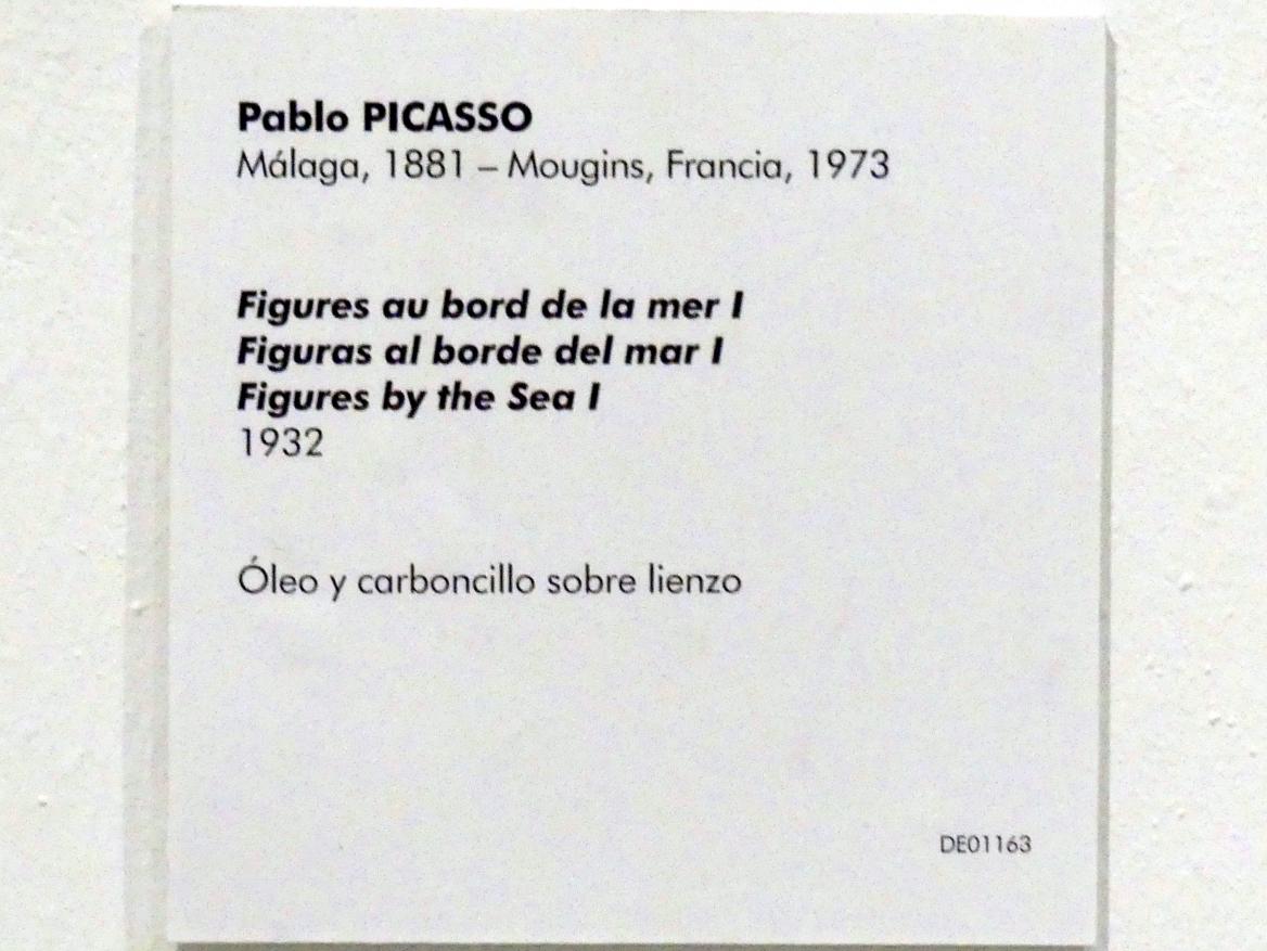 Pablo Picasso (1897–1972), Figuren am Meer I, Madrid, Museo Reina Sofía, Saal 204, 1932, Bild 2/2