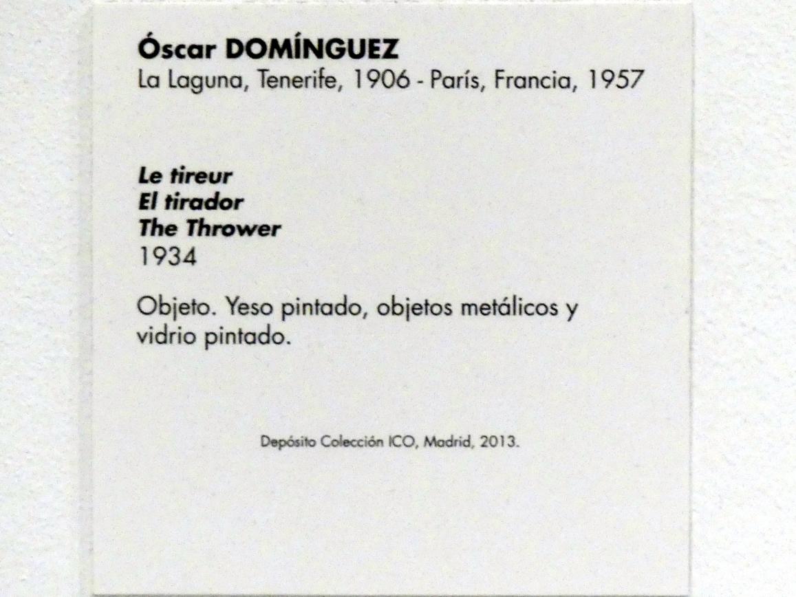 Óscar Domínguez (1932–1943), Der Schütze, Madrid, Museo Reina Sofía, Saal 205, 1943, Bild 4/4