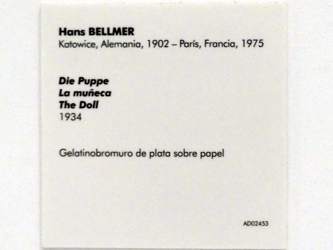 Hans Bellmer (1934–1970), Die Puppe, Madrid, Museo Reina Sofía, Saal 205, 1934, Bild 2/2