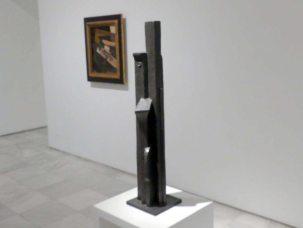 Jacques Lipchitz (1913–1938), Skulptur, Madrid, Museo Reina Sofía, Saal 210, 1915, Bild 2/4
