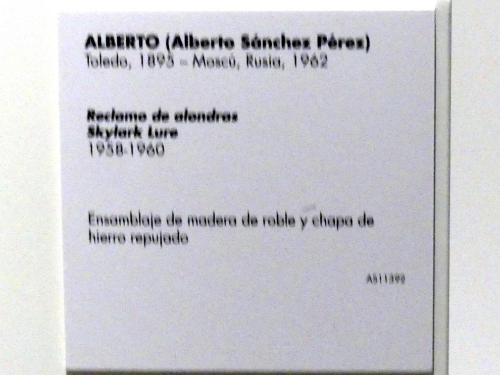 Alberto Sánchez Pérez (1924–1959), Lerchenköder, Madrid, Museo Reina Sofía, Saal 001.02, 1958–1960, Bild 3/3