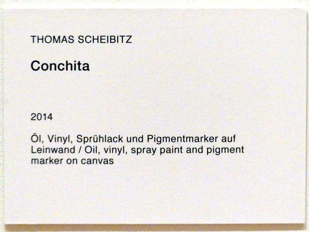 Thomas Scheibitz (1994–2019), Conchita, Berlin, Museum Berggruen, Stülerbau, 1. Obergeschoss, 2014, Bild 2/2