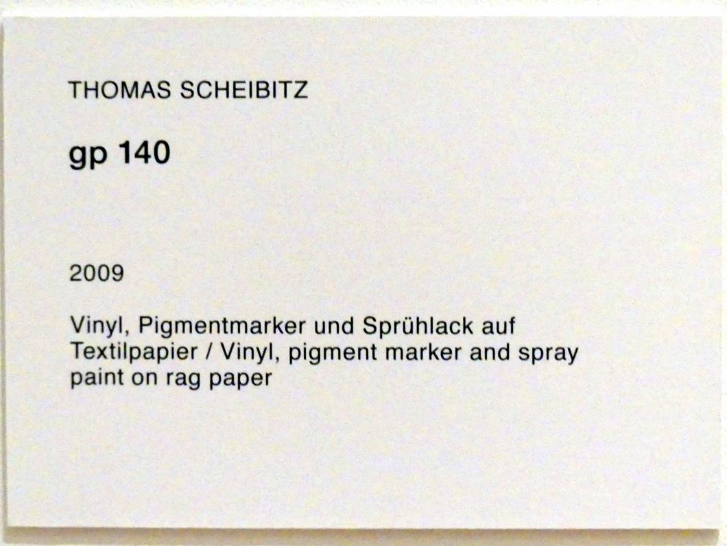 Thomas Scheibitz (1994–2019), gp 140, Berlin, Museum Berggruen, Stülerbau, 1. Obergeschoss, 2009, Bild 2/2