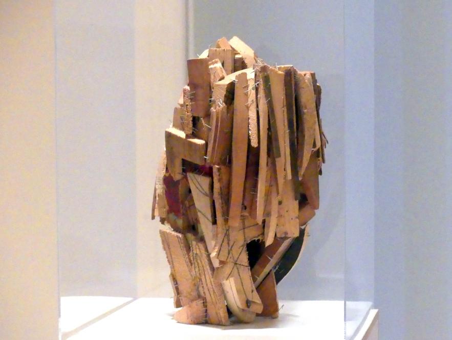 Thomas Scheibitz (1994–2019), Splitter (Kopf), Berlin, Museum Berggruen, Stülerbau, 1. Obergeschoss, 1994–1995, Bild 3/4