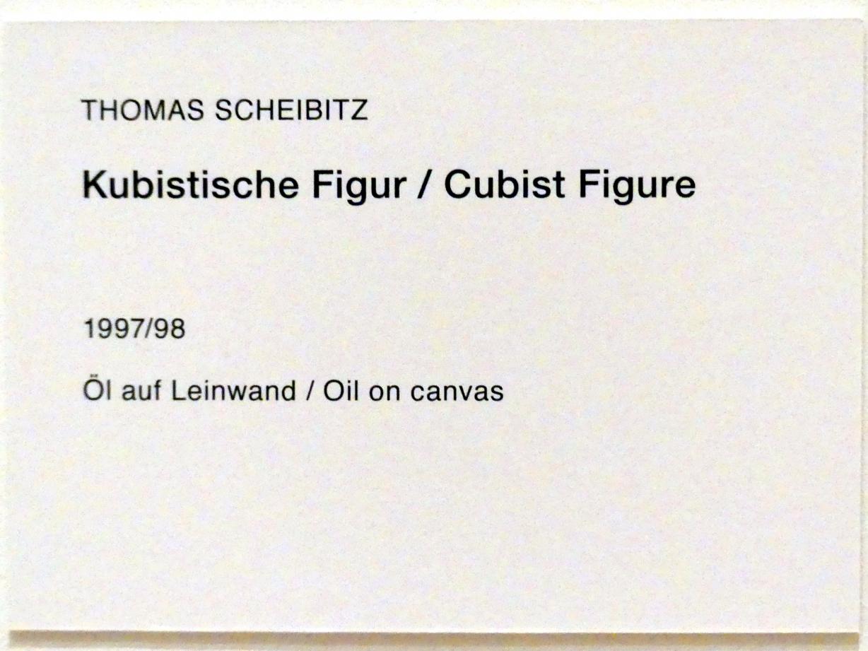 Thomas Scheibitz (1994–2019), Kubistische Figur, Berlin, Museum Berggruen, Stülerbau, 1. Obergeschoss, 1997–1998, Bild 2/2