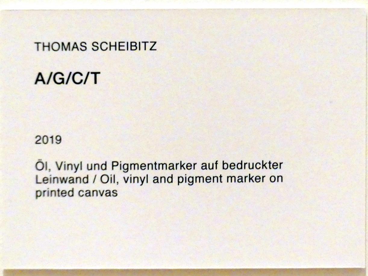 Thomas Scheibitz (1994–2019), A/G/C/T, Berlin, Museum Berggruen, Stülerbau, 1. Obergeschoss, 2019, Bild 4/4