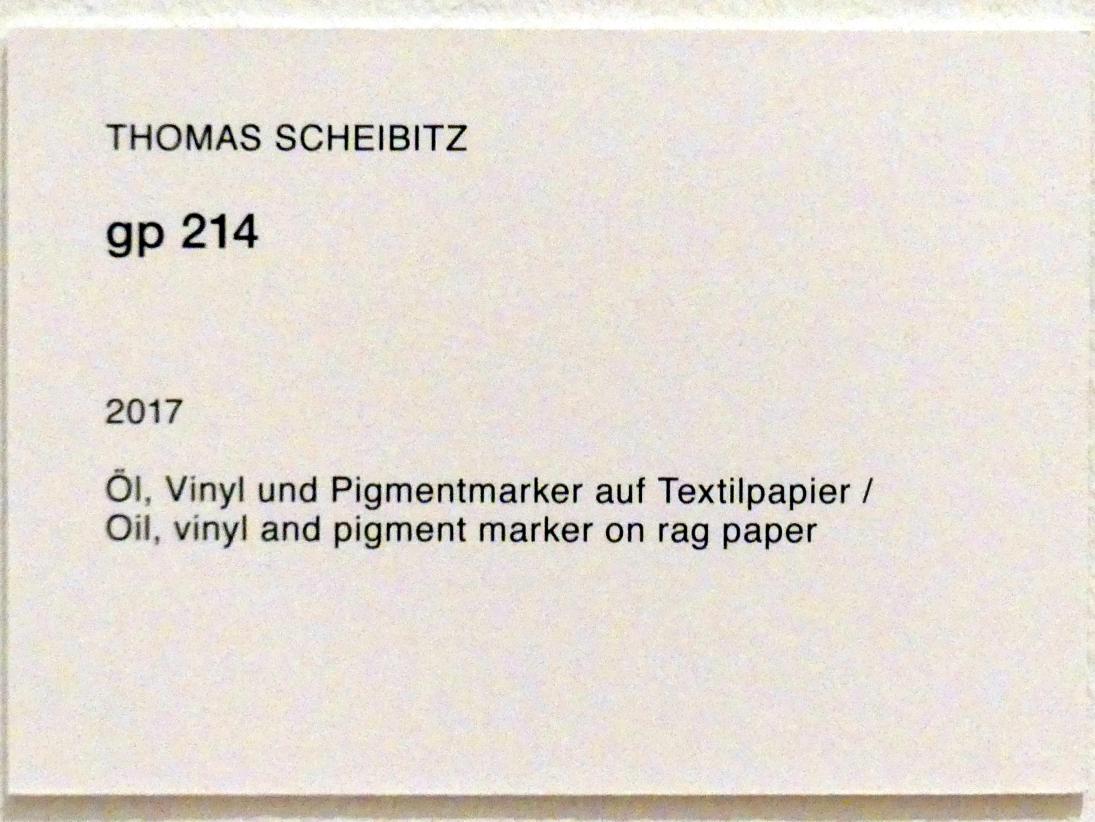Thomas Scheibitz (1994–2019), gp 214, Berlin, Museum Berggruen, Stülerbau, 1. Obergeschoss, 2017, Bild 2/2