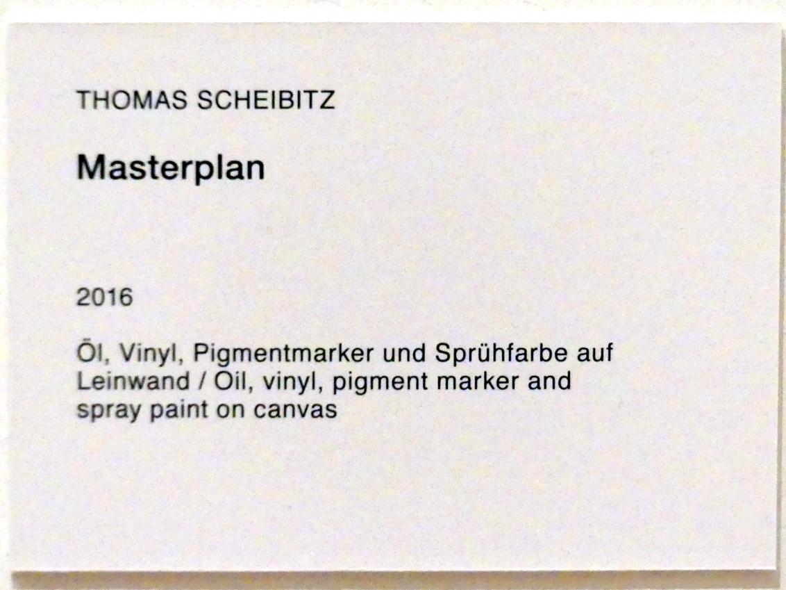 Thomas Scheibitz (1994–2019), Masterplan, Berlin, Museum Berggruen, Stülerbau, 1. Obergeschoss, 2016, Bild 2/2