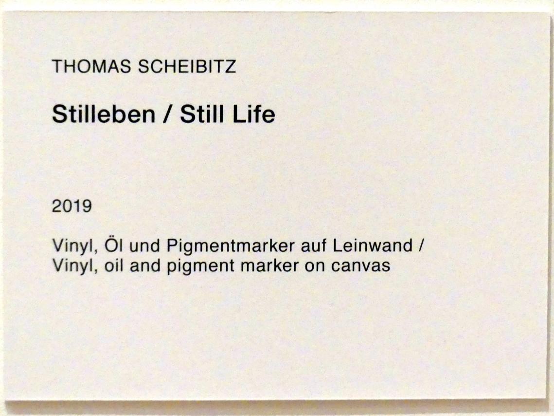 Thomas Scheibitz (1994–2019), Stillleben, Berlin, Museum Berggruen, Stülerbau, 1. Obergeschoss, 2019, Bild 2/2