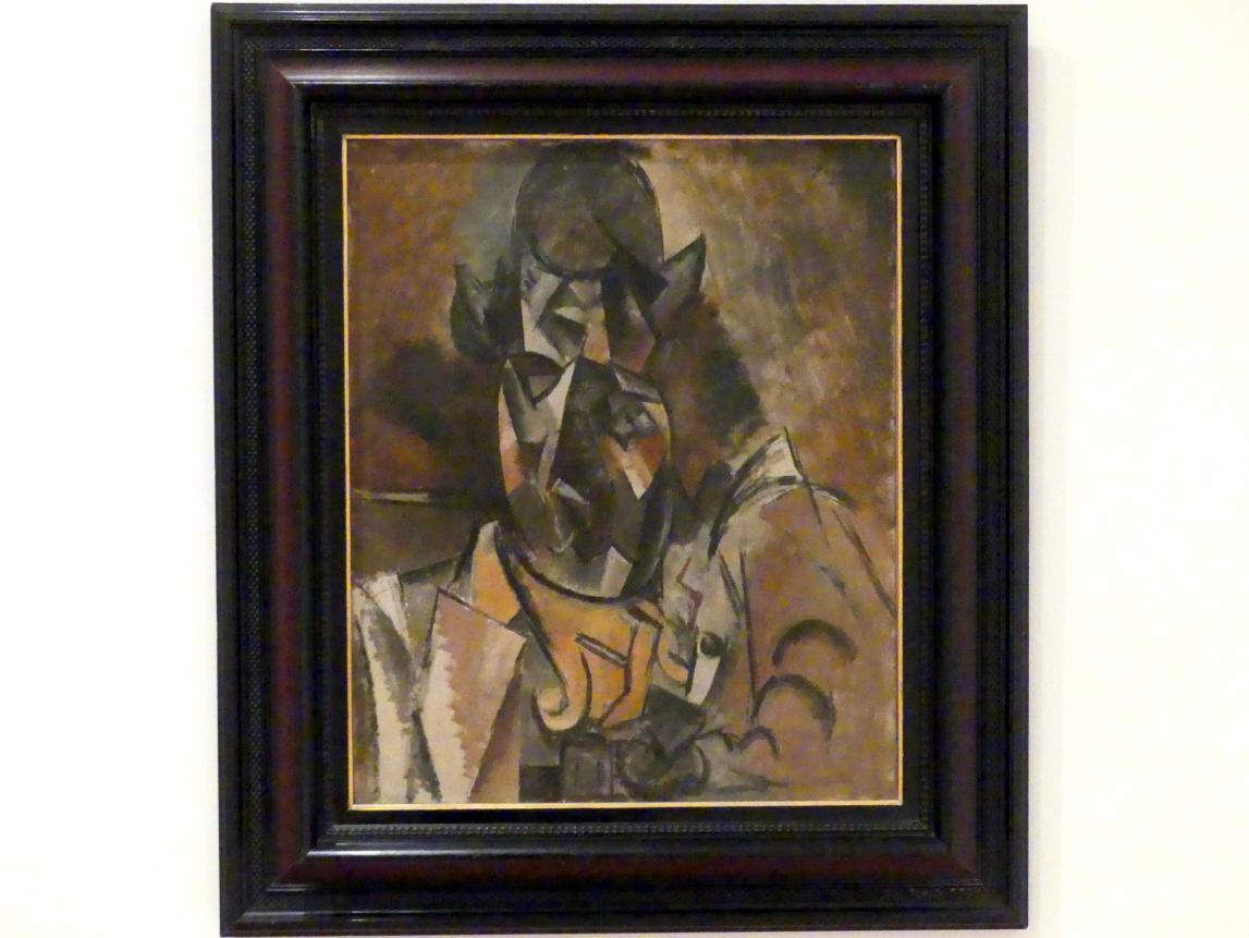 Pablo Picasso (1897–1972), Mann mit Hut (Bildnis Georges Braque), Berlin, Museum Berggruen, Stülerbau, 1. Obergeschoss, 1909–1910