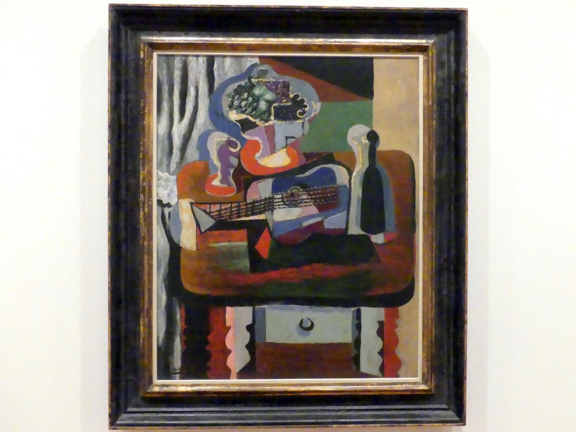 Pablo Picasso (1897–1972), Glas, Blumenstrauß, Gitarre und Flasche, Berlin, Museum Berggruen, Stülerbau, 1. Obergeschoss, 1919