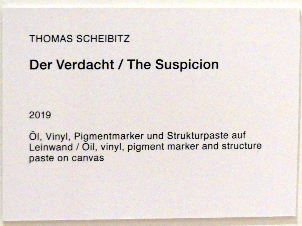 Thomas Scheibitz (1994–2019), Der Verdacht, Berlin, Museum Berggruen, Stülerbau, 2. Obergeschoss, 2019, Bild 2/2