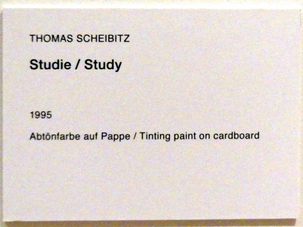 Thomas Scheibitz (1994–2019), Studie, Berlin, Museum Berggruen, Stülerbau, 2. Obergeschoss, 1995, Bild 2/2